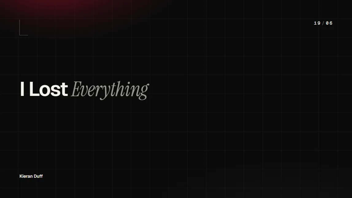 I Lost Everything cover image
