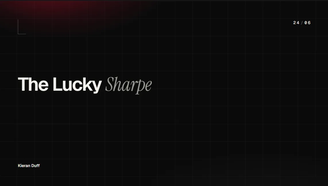 The Lucky Sharpe cover image