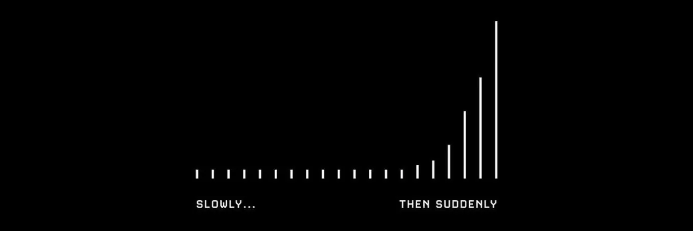 Slowly, then suddenly